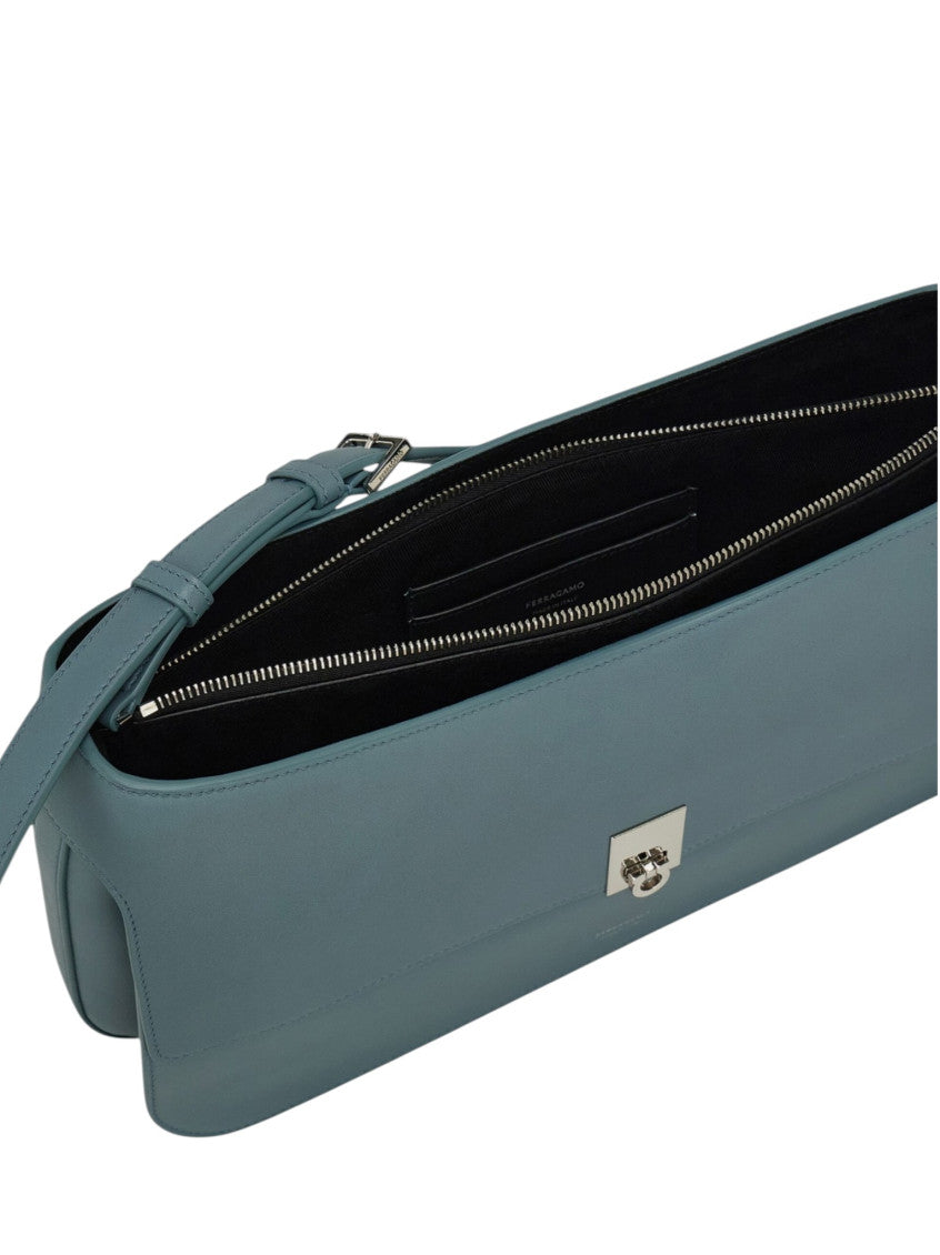 Blue Cara Small Shoulder Bag 4