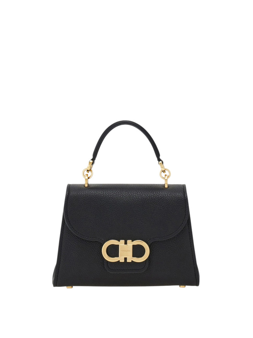 Black Double Gancini XS Satchel 1