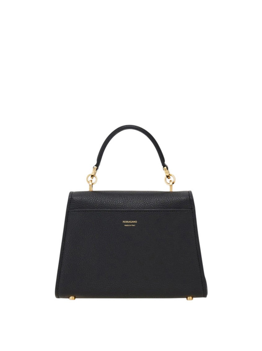Black Double Gancini XS Satchel 3