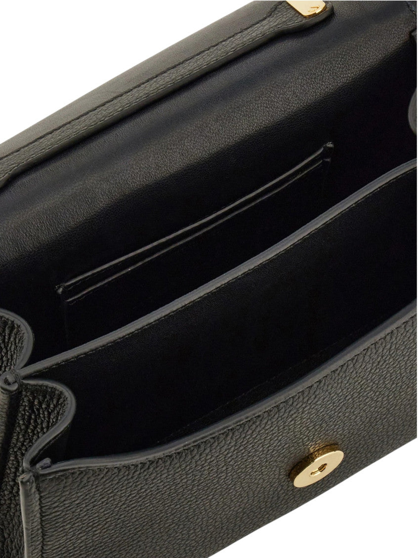 Black Double Gancini XS Satchel 4
