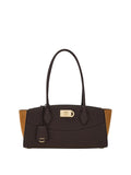 Dark Brown Studio Soft Medium Shoulder Bag 1
