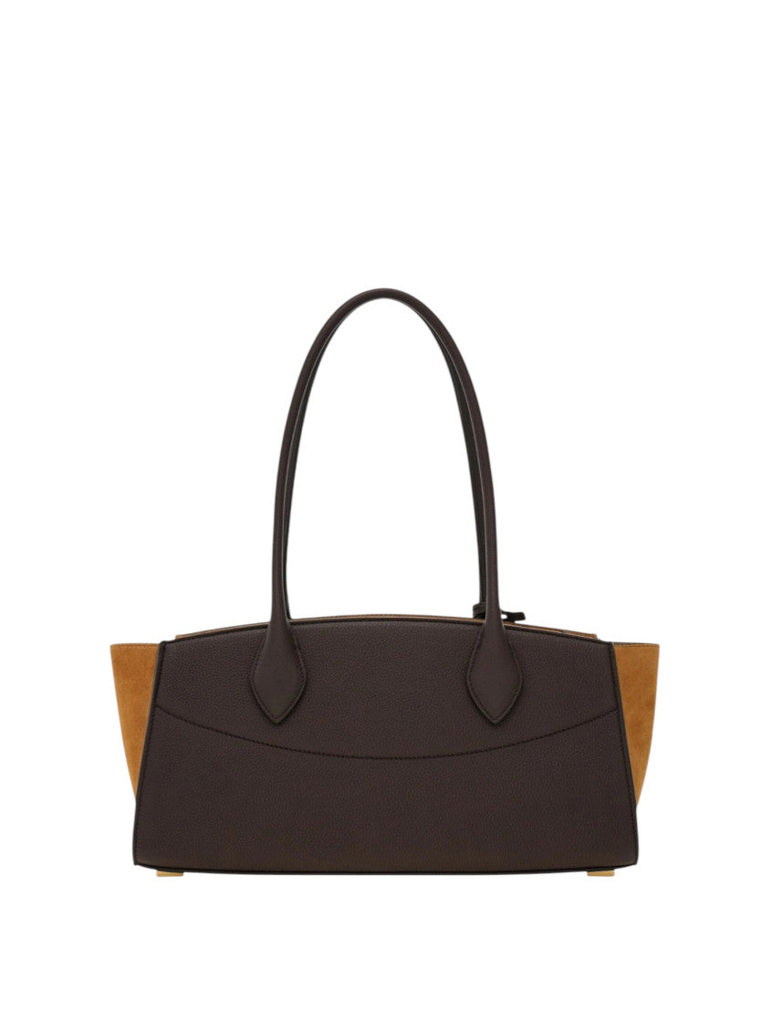 Dark Brown Studio Soft Medium Shoulder Bag 2