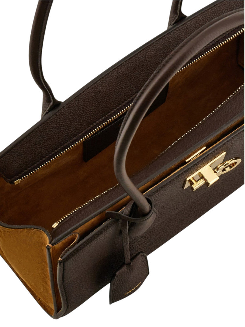 Dark Brown Studio Soft Medium Shoulder Bag 3