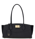 Black Studio Soft Medium Shoulder Bag 1