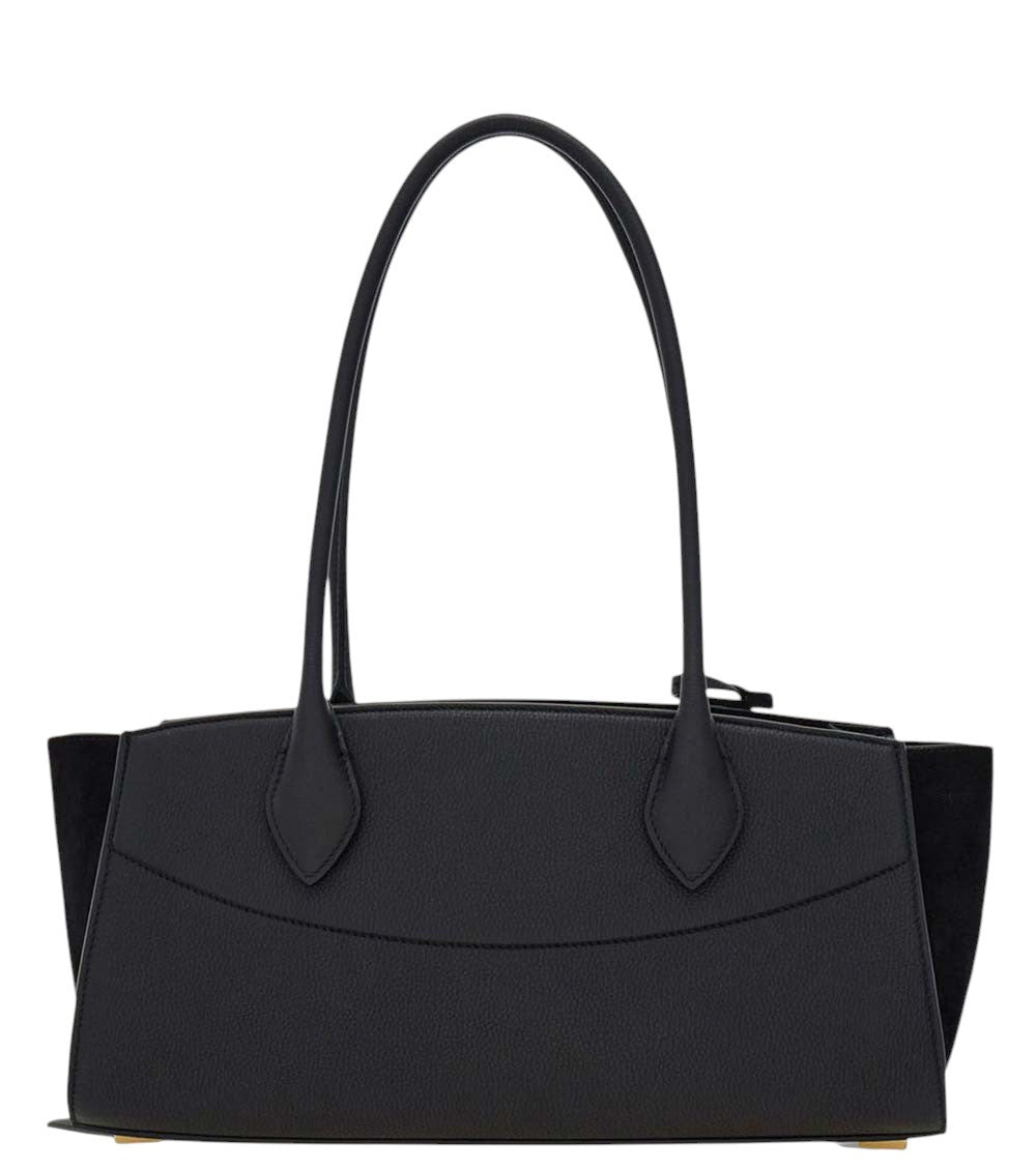 Black Studio Soft Medium Shoulder Bag 3