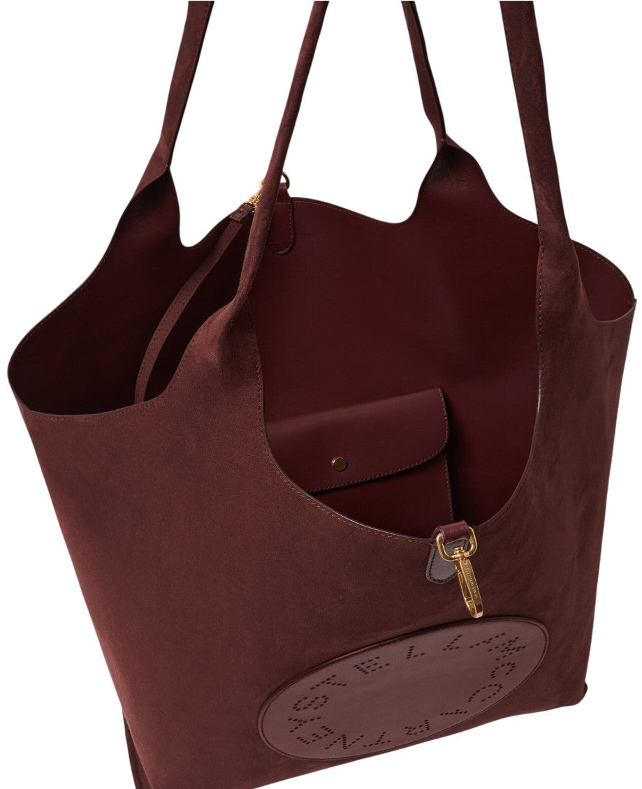 Burgundy Logo Reversible Large Tote 5