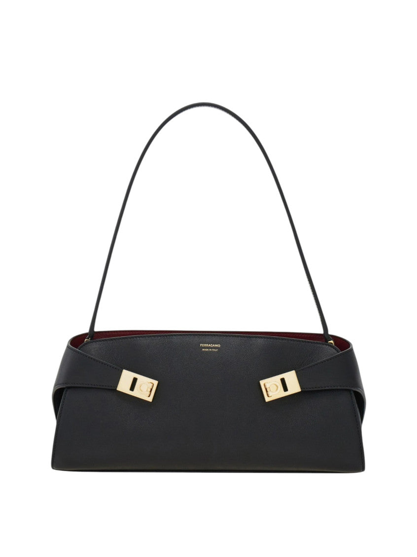 Black Hug East-West Shoulder Bag 1