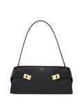 Black Hug East-West Shoulder Bag 1