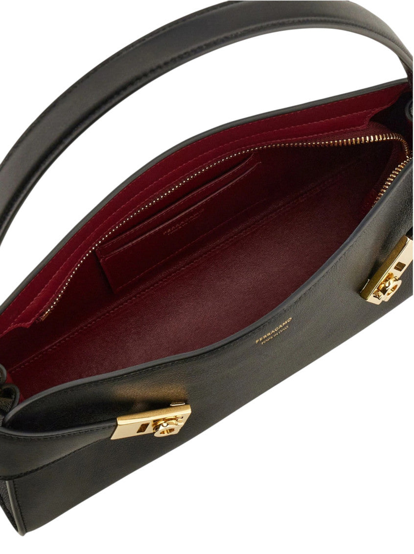 Black Hug East-West Shoulder Bag 4
