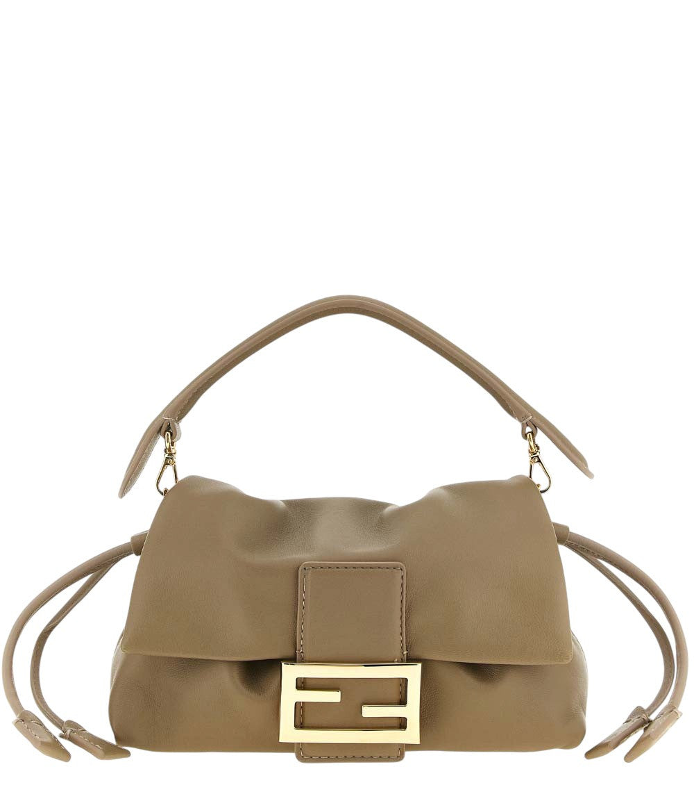 Beige Baguette Soft Piccola Small Shoulder Bag 1
