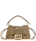 Beige Baguette Soft Piccola Small Shoulder Bag 1