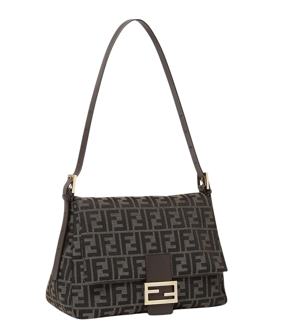 Brown Logo Medium Shoulder Bag 2