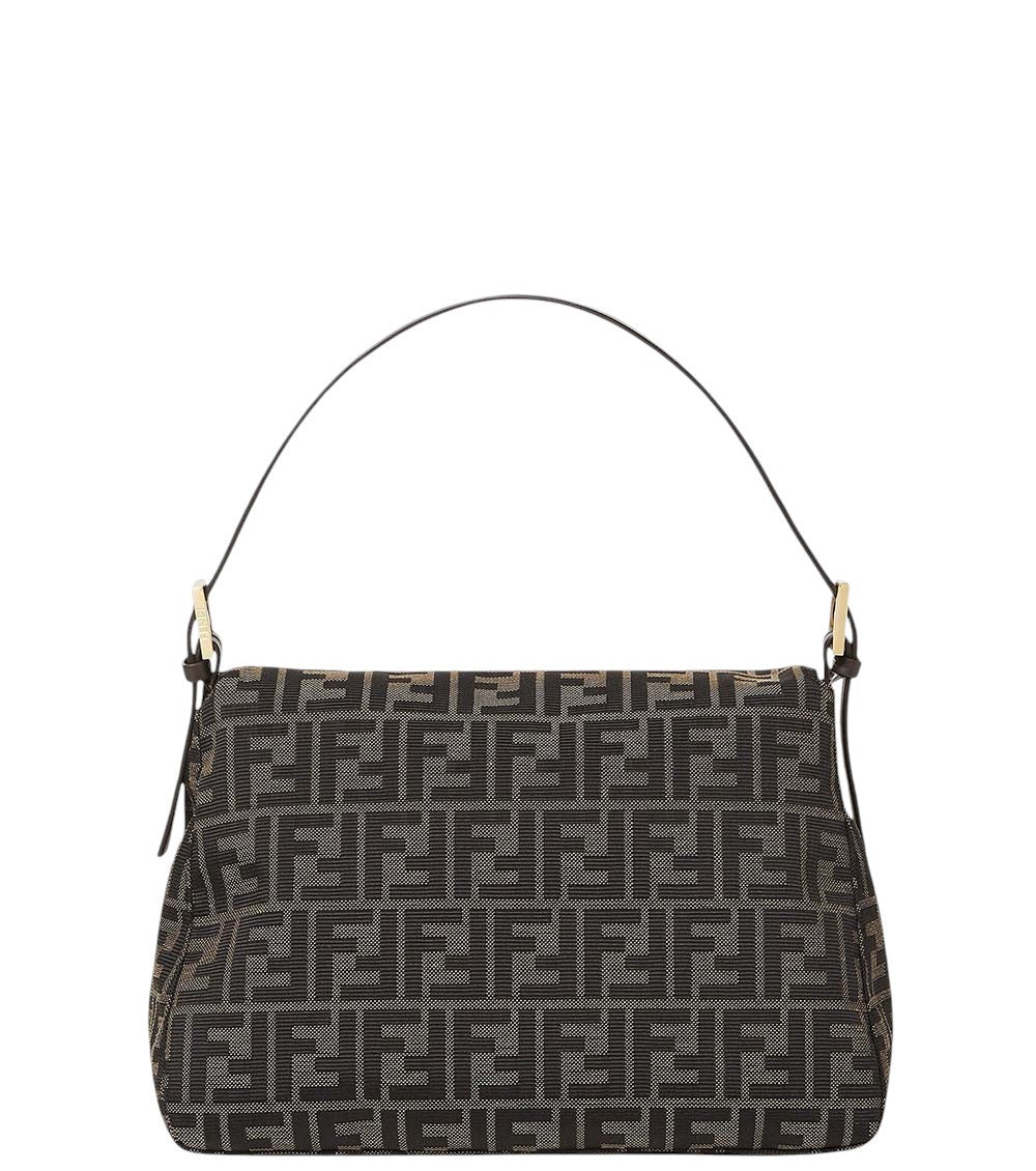 Brown Logo Medium Shoulder Bag 3