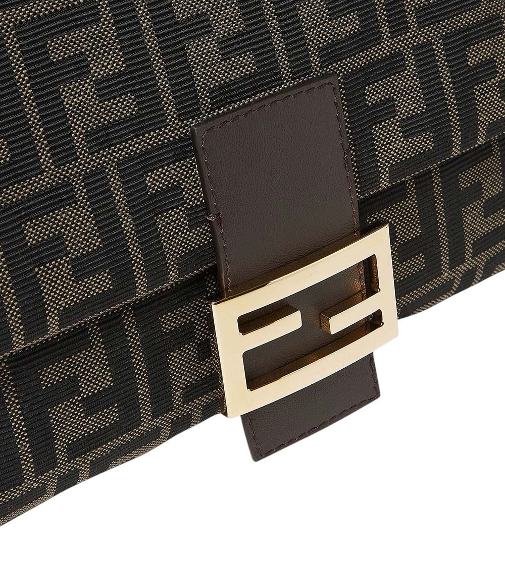 Brown Logo Medium Shoulder Bag 5