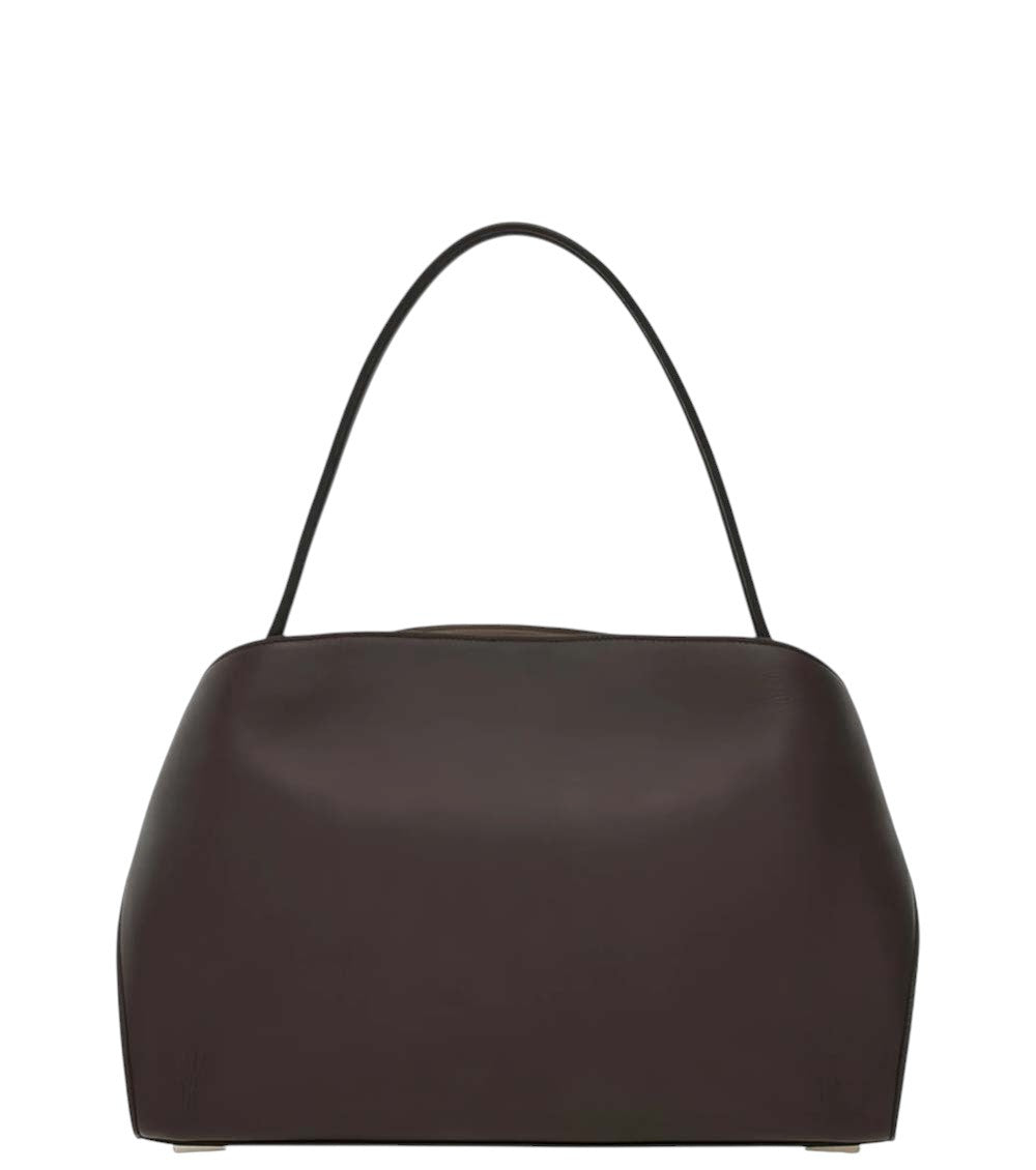 Dark Brown Hug Soft Medium Shoulder Bag 3