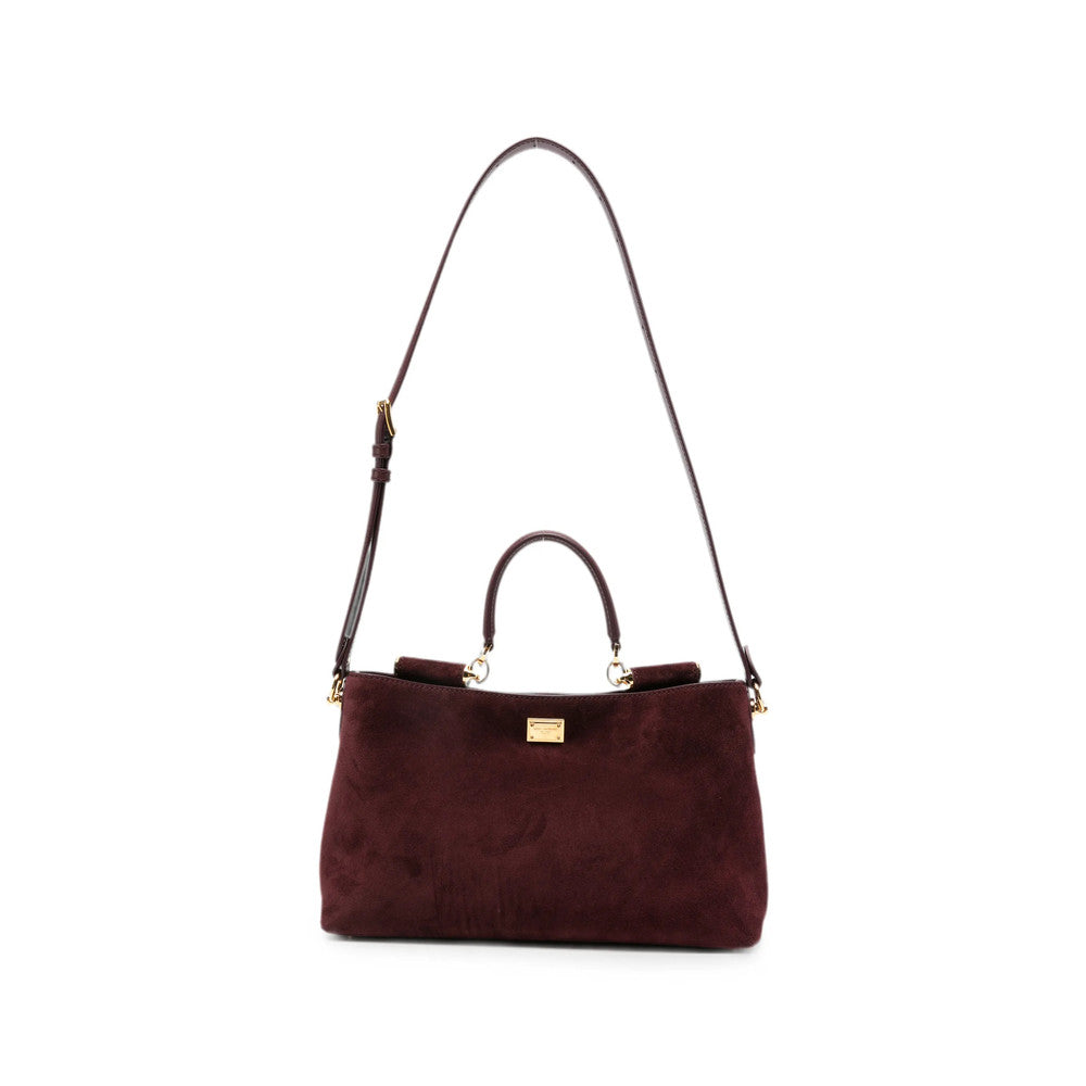 Red Vittoria Medium Satchel 1