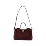 Red Vittoria Medium Satchel 1