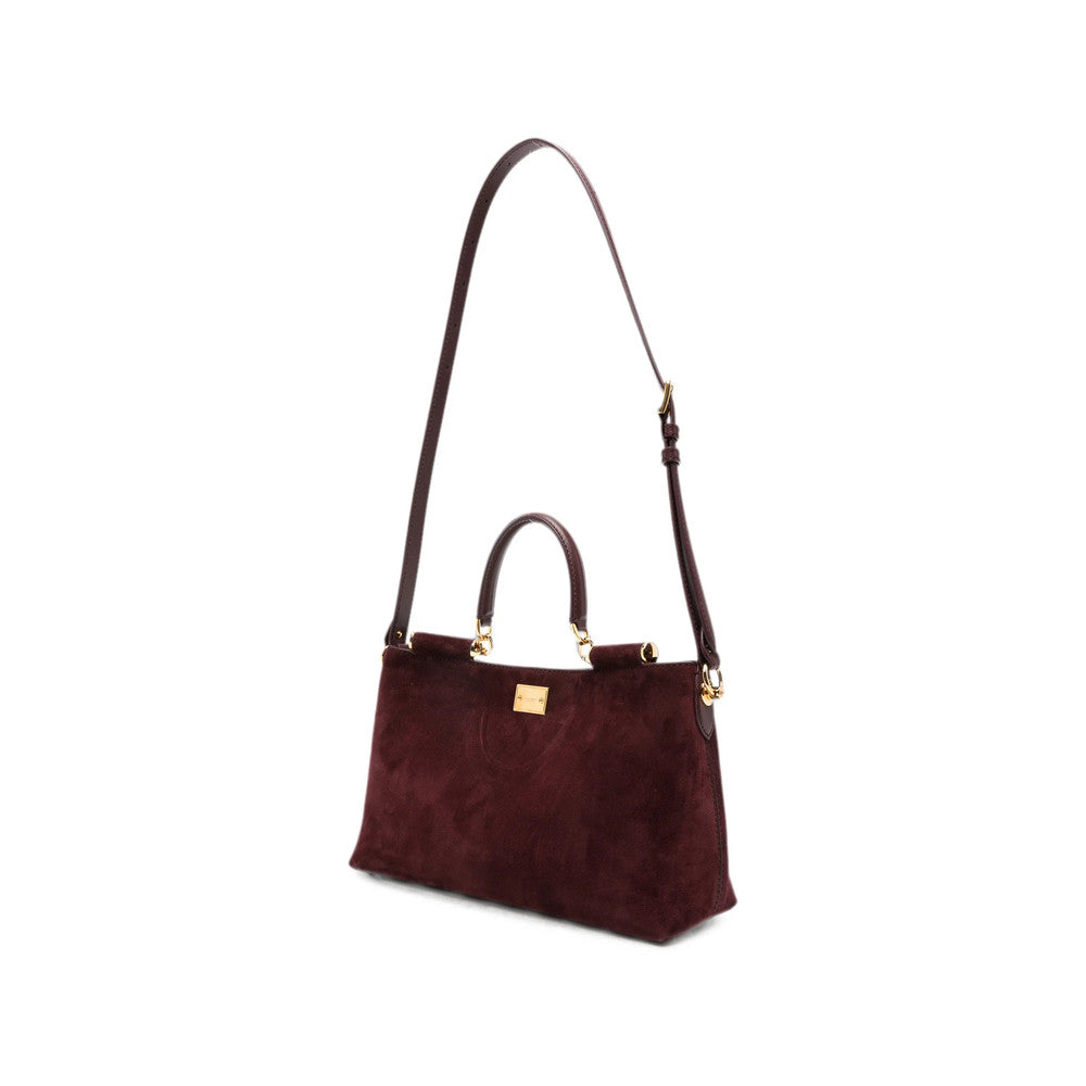 Red Vittoria Medium Satchel 2