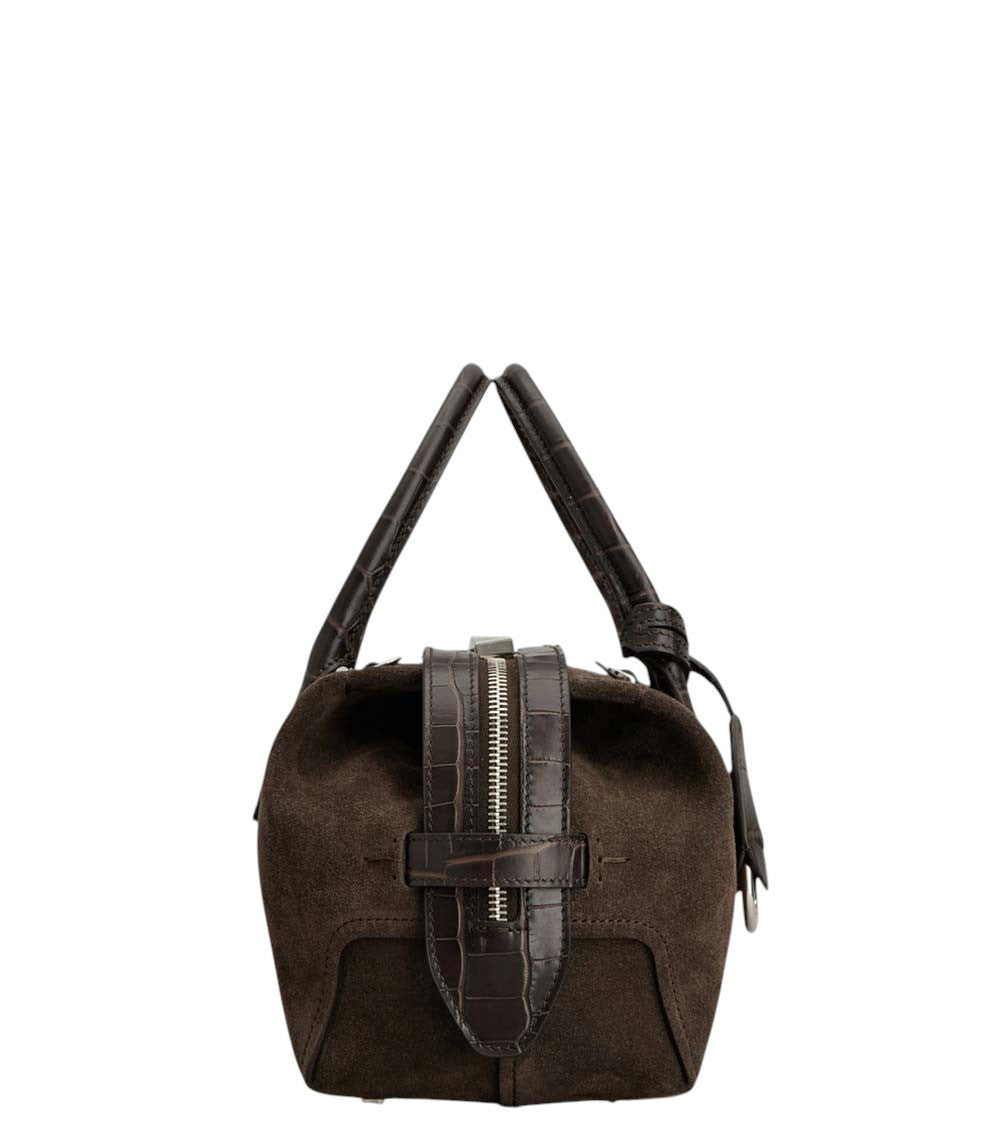 Dark Brown Di Mini Duffle Bag 4