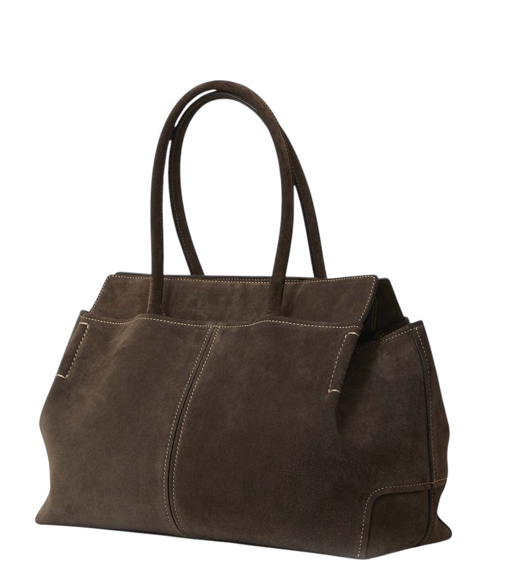 Brown Logo Medium Tote 2