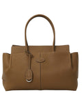 Brown Logo Medium Tote 1