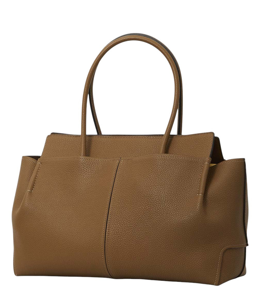 Brown Logo Medium Tote 2