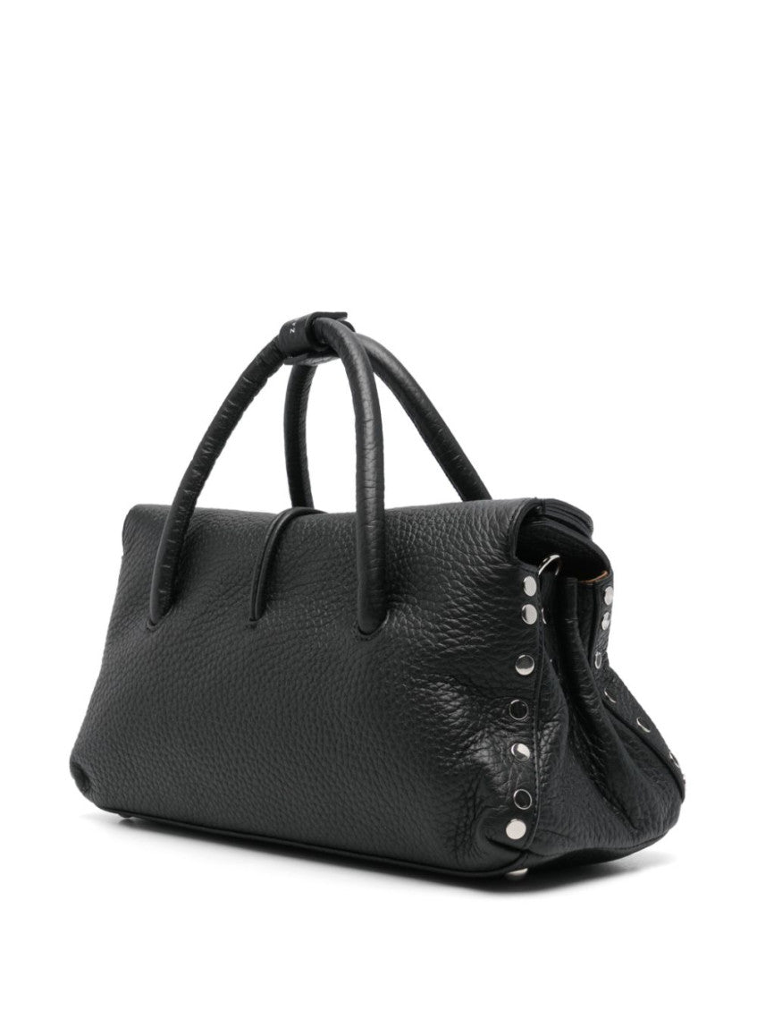 Black Small Dotta Tote Bag 2