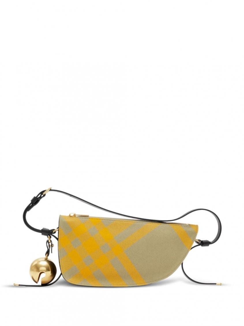 Beige Charm Solid Medium Shoulder Bag 1