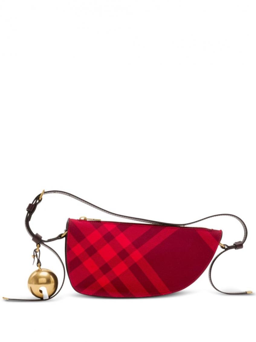 Red Charm Solid Medium Shoulder Bag 1