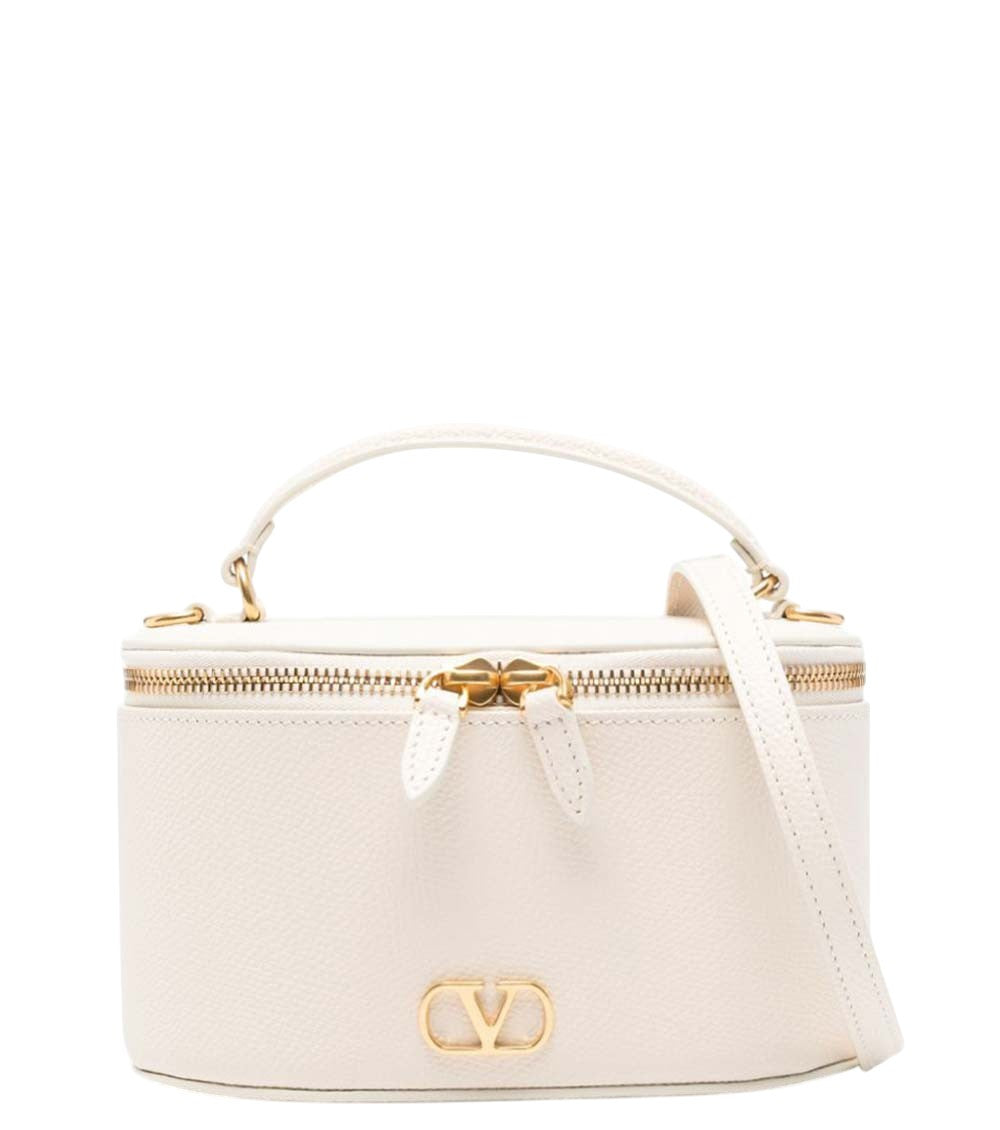 White Vlogo Mini Crossbody Bag 1