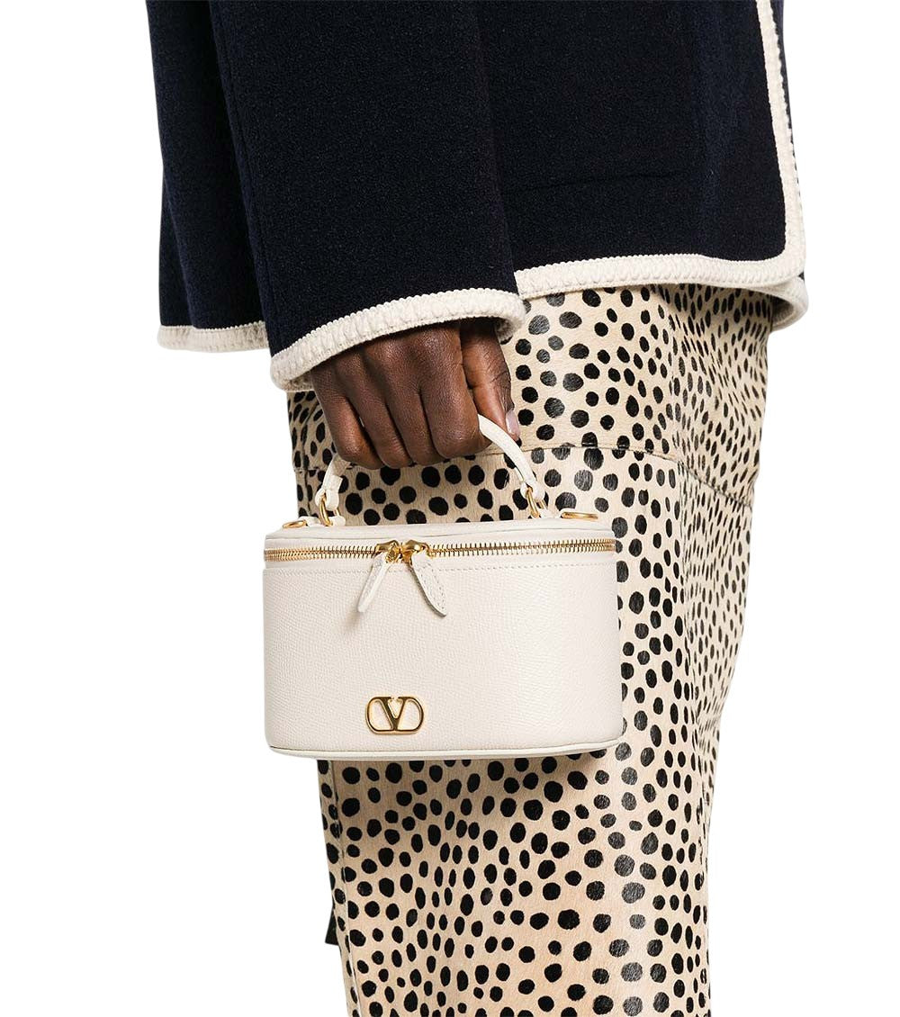 White Vlogo Mini Crossbody Bag 4
