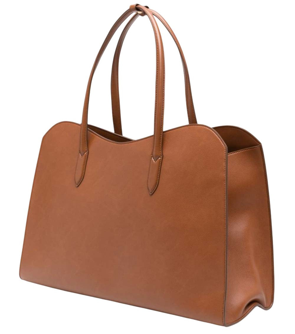 Brown Ryder Top Zip Large Tote 2