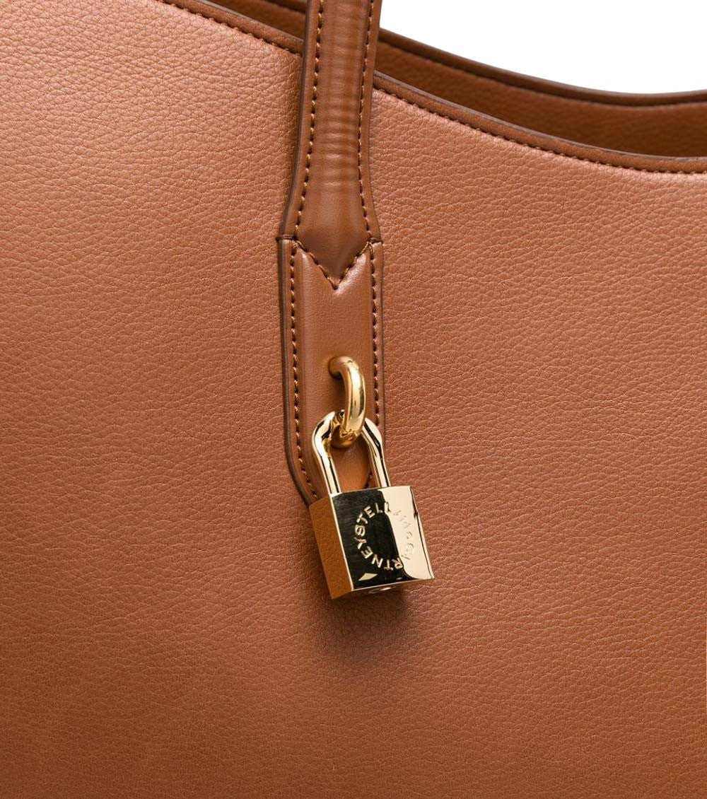 Brown Ryder Top Zip Large Tote 3