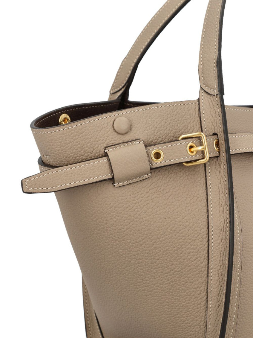 Beige Logo Small Tote 3