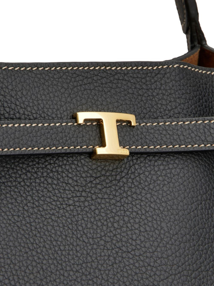 Black Logo Small Tote 4
