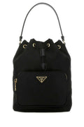 Black Logo Duet Bucket Bag 1