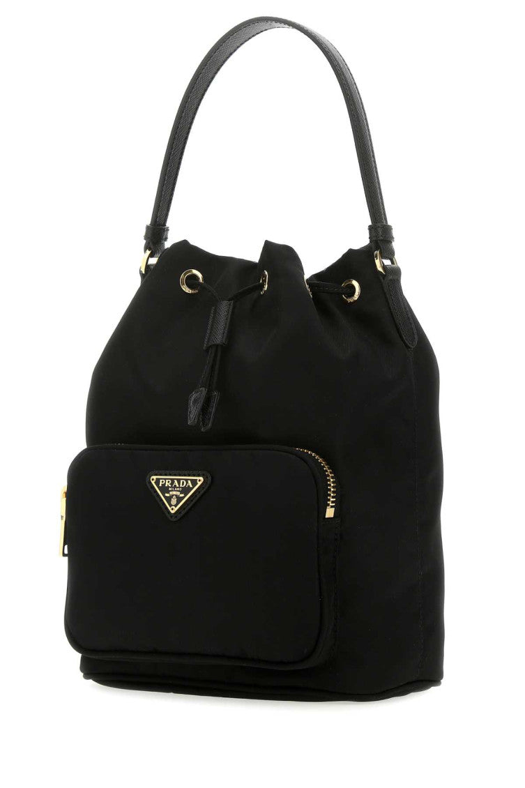 Black Logo Duet Bucket Bag 2