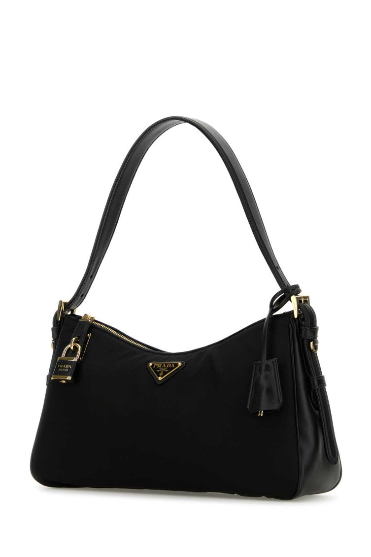 Black Logo shoulder bag 2