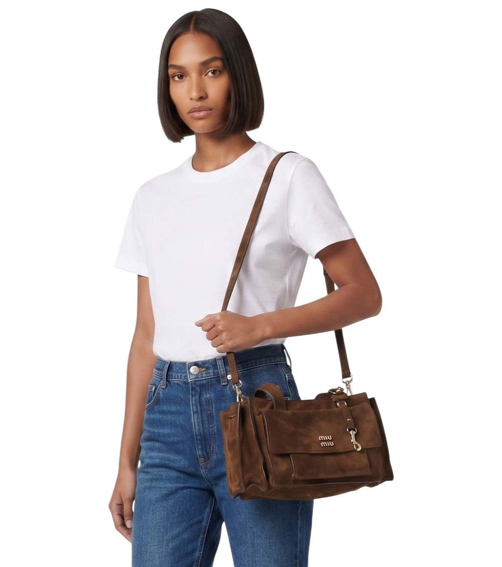 Brown Utilitaire Medium Shoulder Bag 4