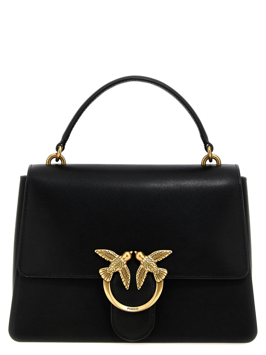 Black Love Birds Satchel bag 1