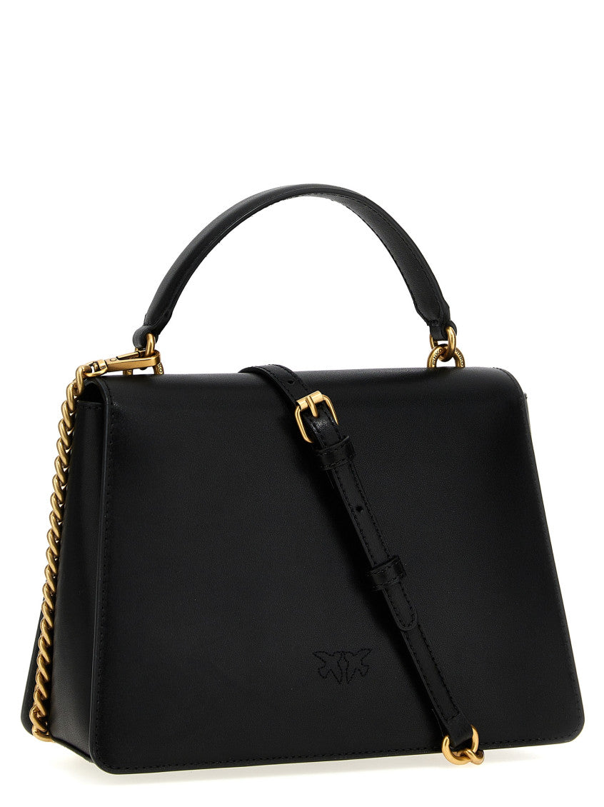 Black Love Birds Satchel bag 2