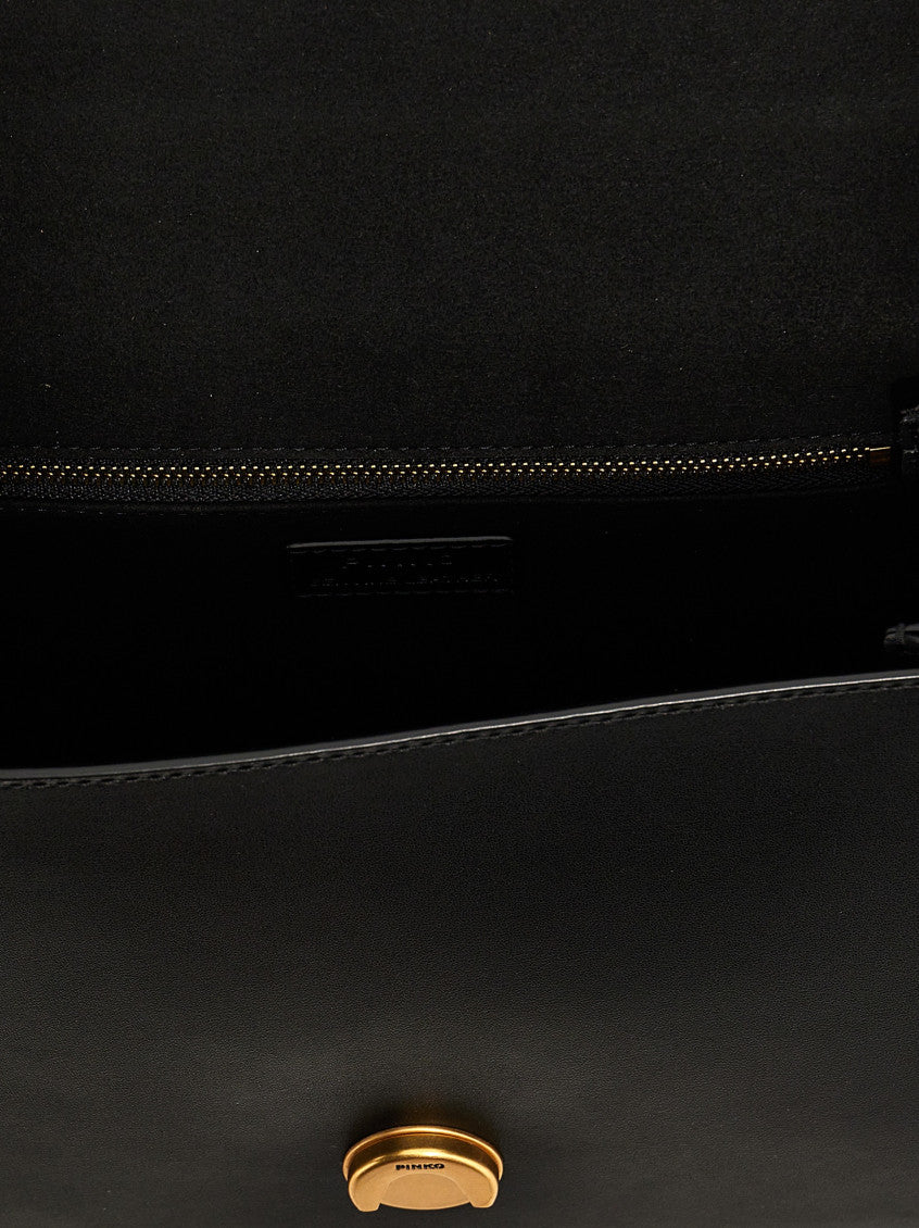 Black Love Birds Satchel bag 4