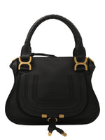 Black 'Marcie' Satchel Bag 1