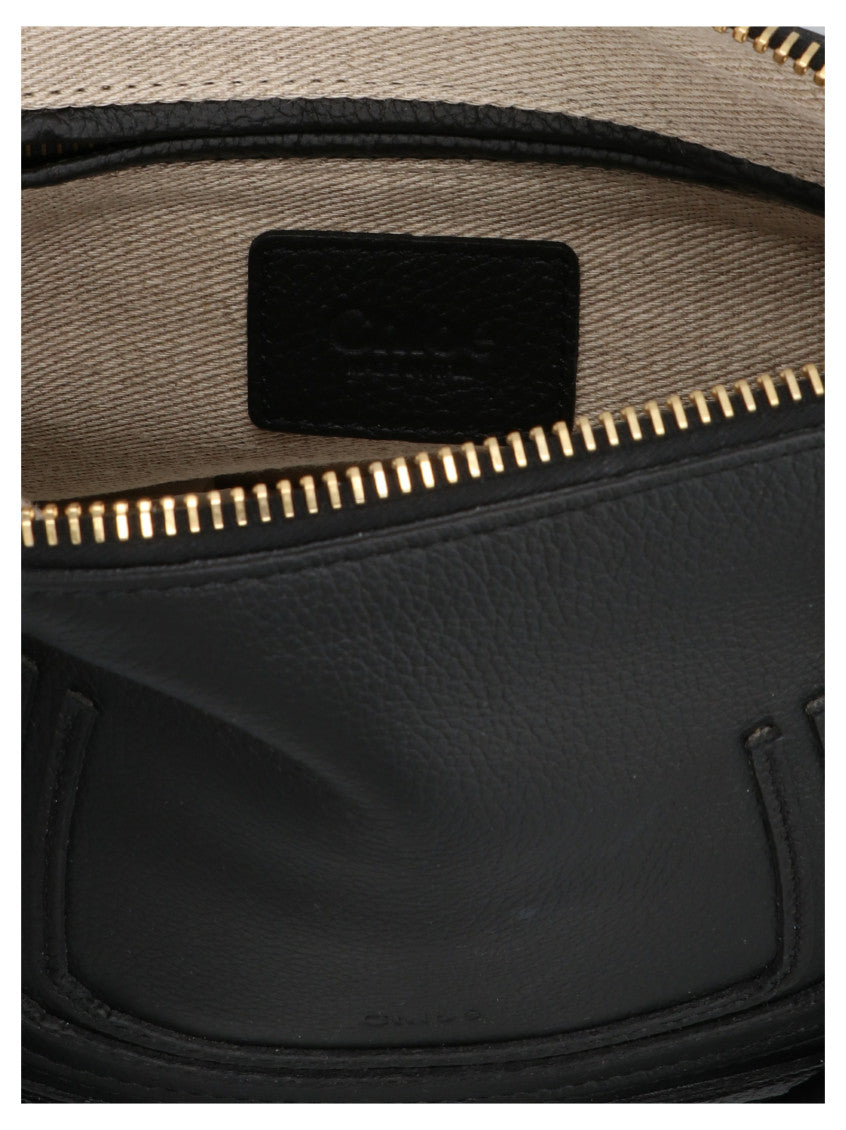 Black 'Marcie' Satchel Bag 4