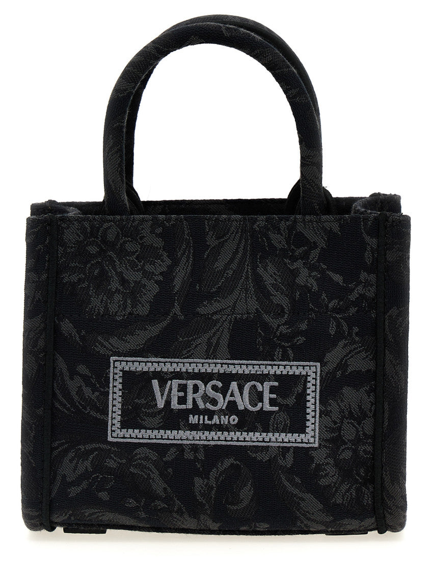 Black 'Extra Small Athena' Tote Bag 1
