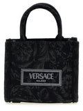 Black 'Extra Small Athena' Tote Bag 1