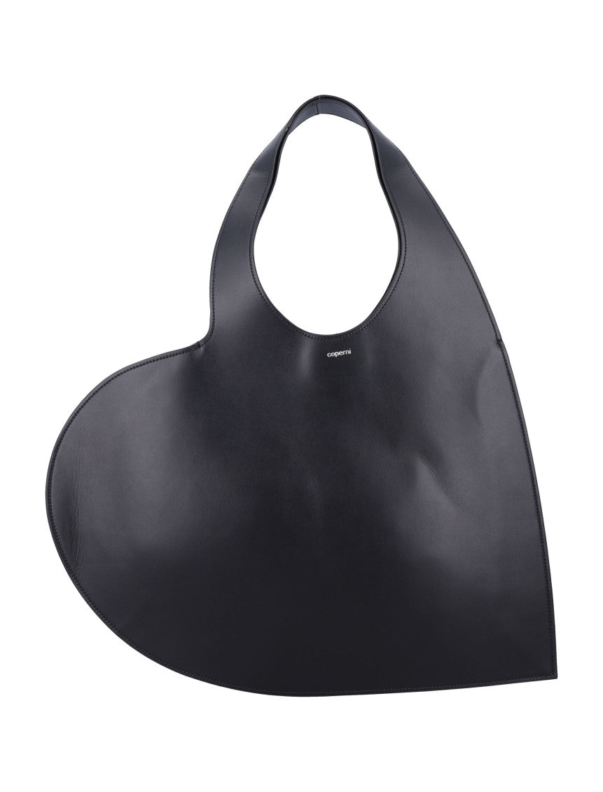 Black Double Heart tote 1