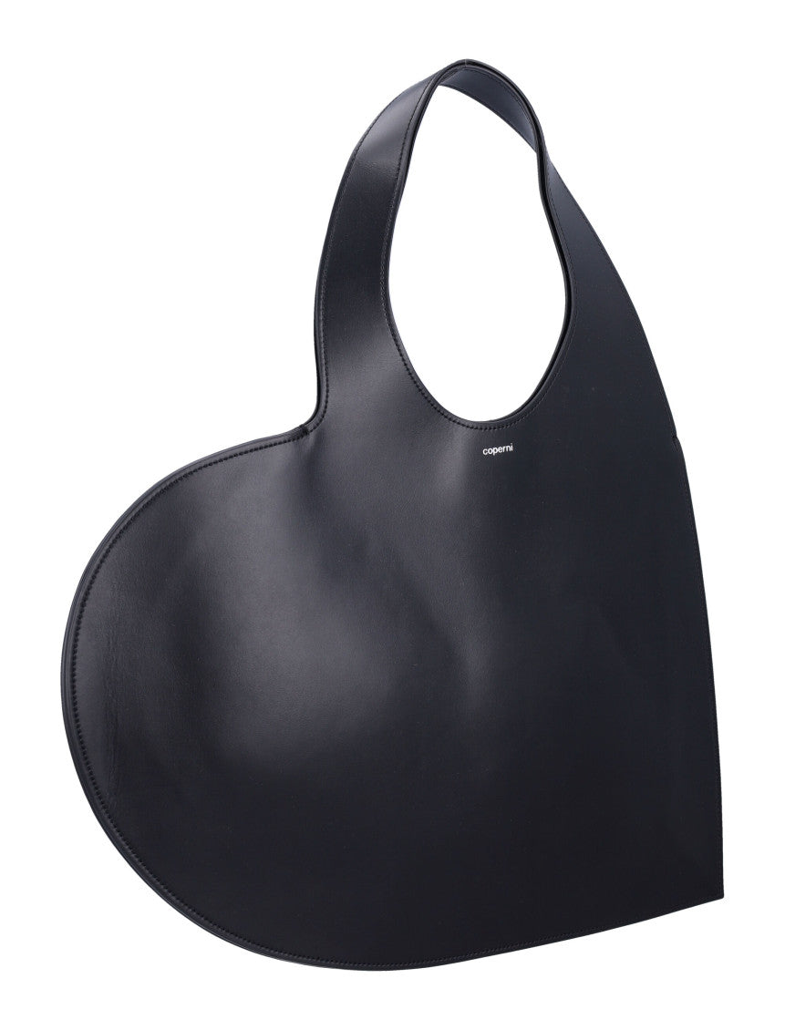 Black Double Heart tote 2