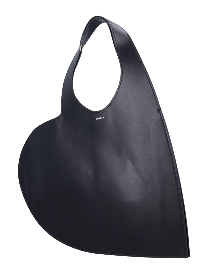 Black Double Heart tote 3