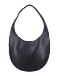 Black Logo Medium Shoulder Bag 1